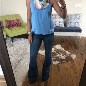 Free people high waisted flare jeans
